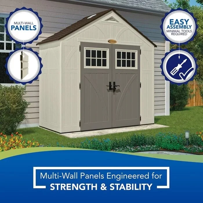 Suncast BMS8400D “4 x 8” Tremont Storage Shed - Image 3
