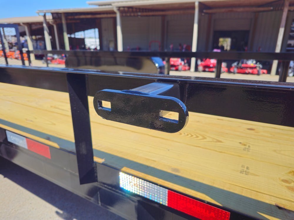 6’4″ x 16 Utility Trailer Double Axle Dovetail With Gate Powder Coated (2) 3500lb Axles - Image 4