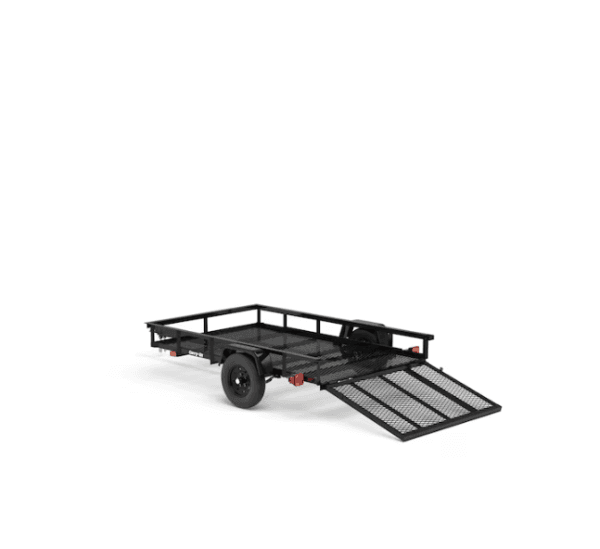 Carry-On Trailer 5-ft x 8-ft Steel Mesh Utility Trailer with Ramp Gate - Image 2