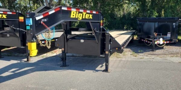 Big Tex 25GN 40′ Heavy-Duty Gooseneck Trailer – Tandem Dual Axle, Black Steel Deck