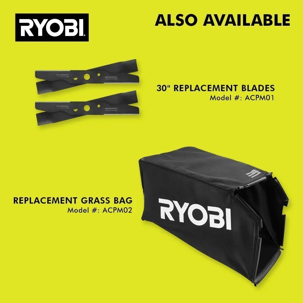RYOBI 80v Hp brushless 30″ self-propelled dual-blade lawn mower kit - Image 5
