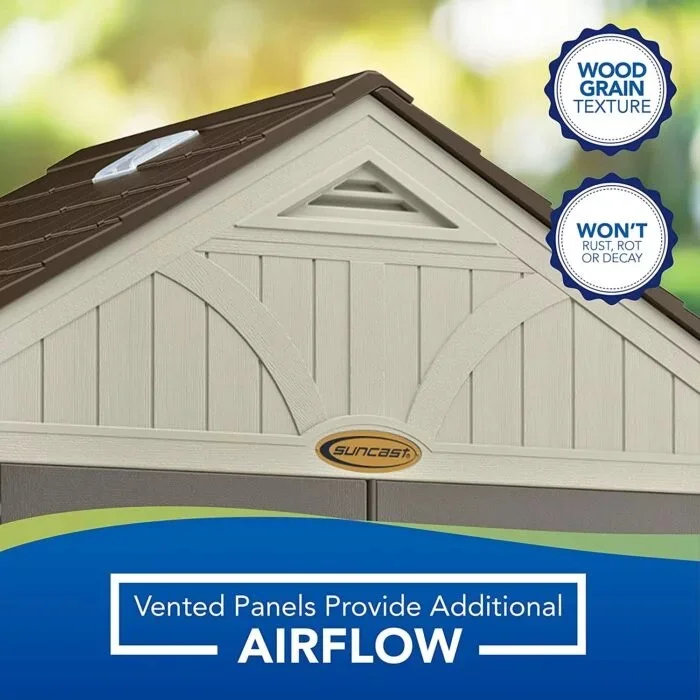 Suncast BMS8400D “4 x 8” Tremont Storage Shed - Image 5