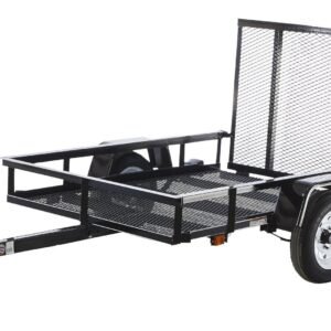 Carry-On Trailer 4-ft x 7-ft Steel Mesh Utility Trailer
