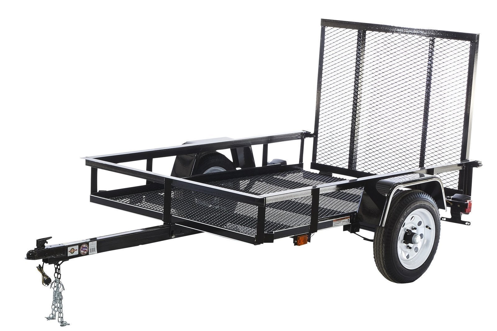 Carry-On Trailer 4-ft x 7-ft Steel Mesh Utility Trailer