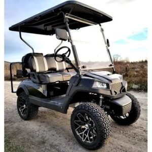 48V Electric 4-Seater Golf Cart – Flip Seat Design, Street & Off-Road Ready