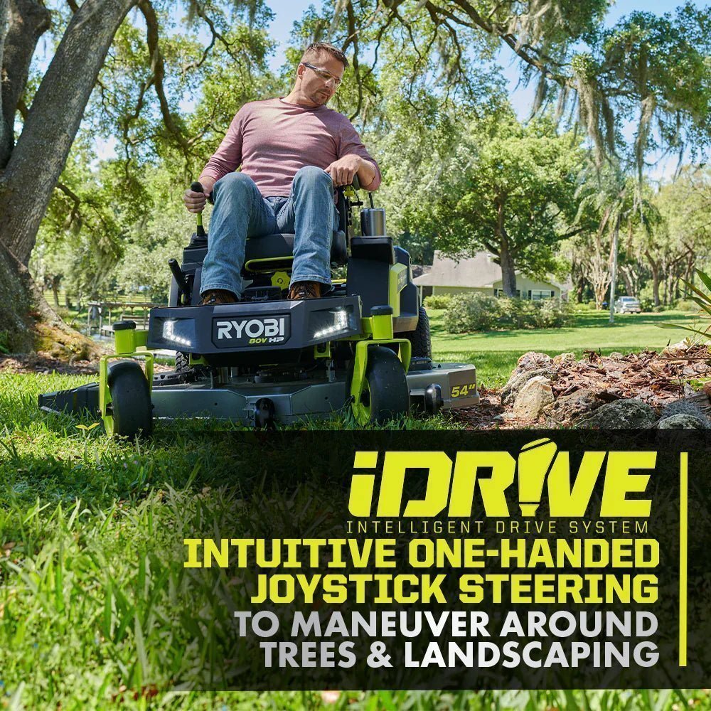 80V Max HP Lithium 54″ Brushless Electric Zero Turn Lawn Mower - Image 16