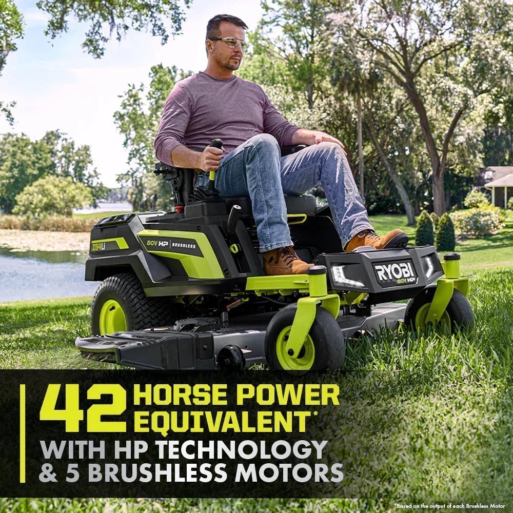 80V Max HP Lithium 54″ Brushless Electric Zero Turn Lawn Mower - Image 18
