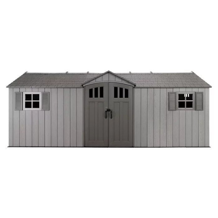 Lifetime 20 ft. x 8 ft. Outdoor Storage Shed – 60351