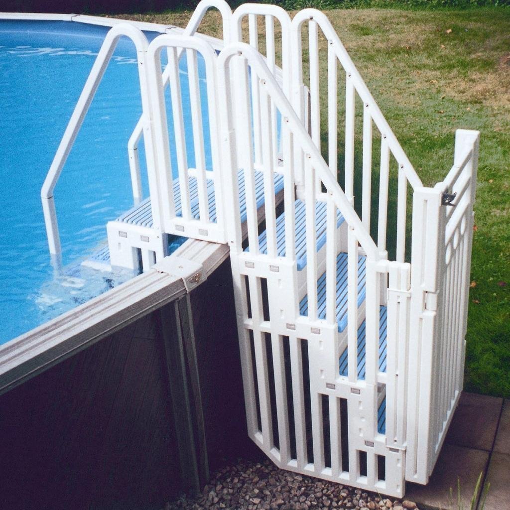 Habitat Et Jardin Escalier double pour piscine " Bruno - Image 3