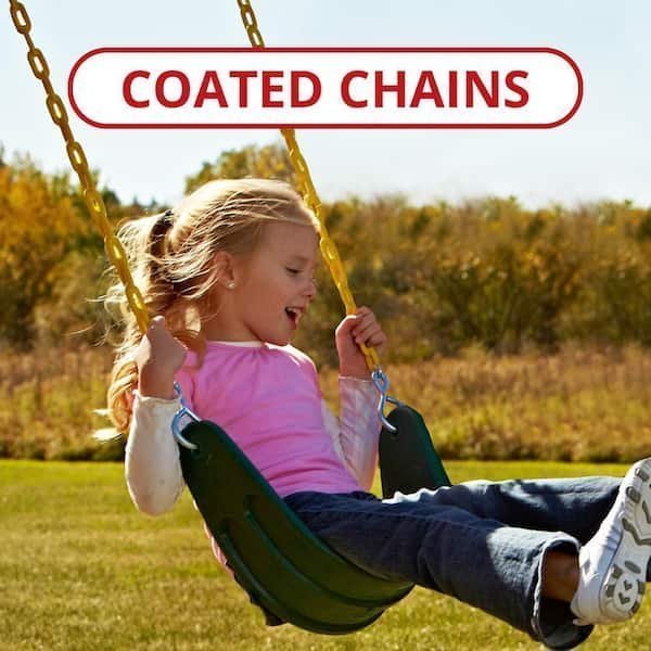 Professionally Assembled Knightsbridge Wooden Outdoor Playground Set with Slide, Rock Wall, Swing Set, and Accessories - Image 2